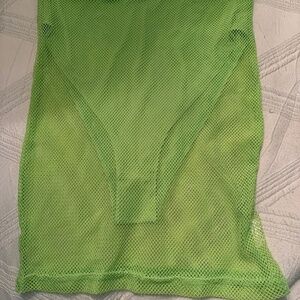Neon green 2 piece rave outfit size Medium